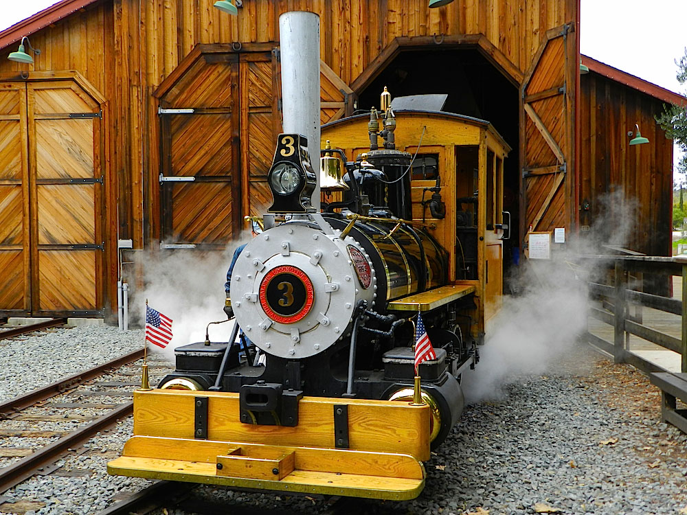 poway-midland railroad Baldwin Steam Engine